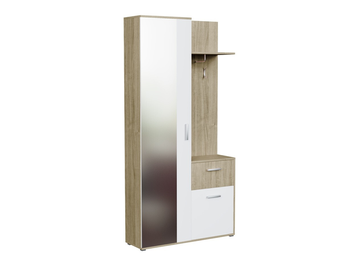 Hallway set Pavo (Sonoma oak + White)