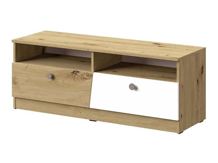 TV stand Almira 107 (Artisan oak + White + Grey)
