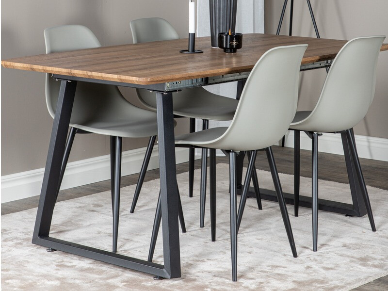 Chair Dallas 198 (Grey + Black)