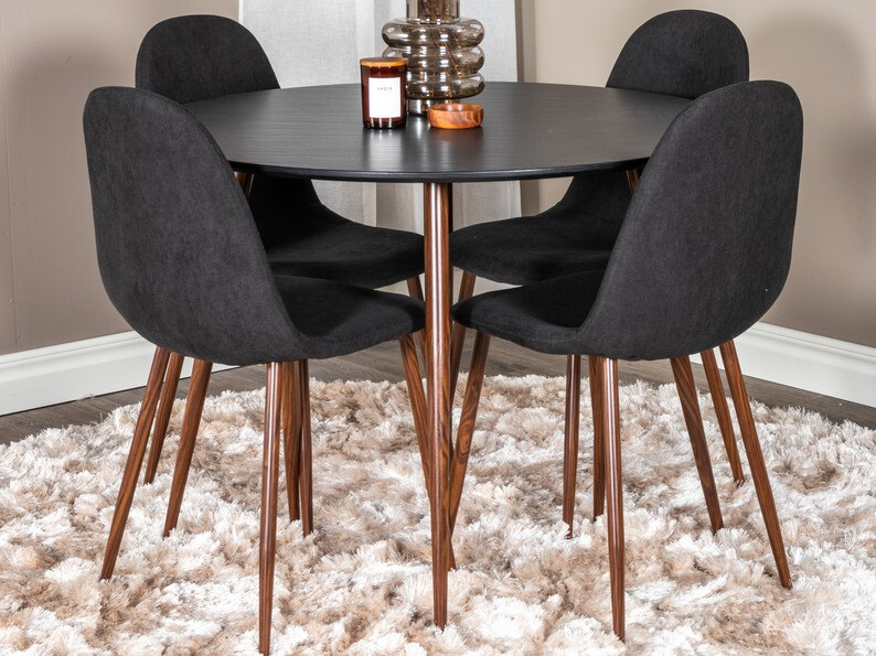 Chair Dallas 201 (Black + Nut)