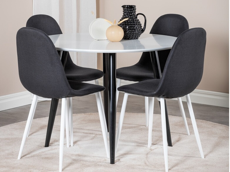 Chair Dallas 201 (Black + White)