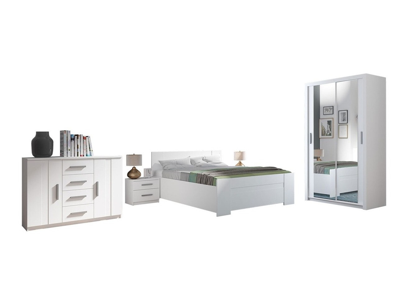 Bedroom set Catromi 112 (White)