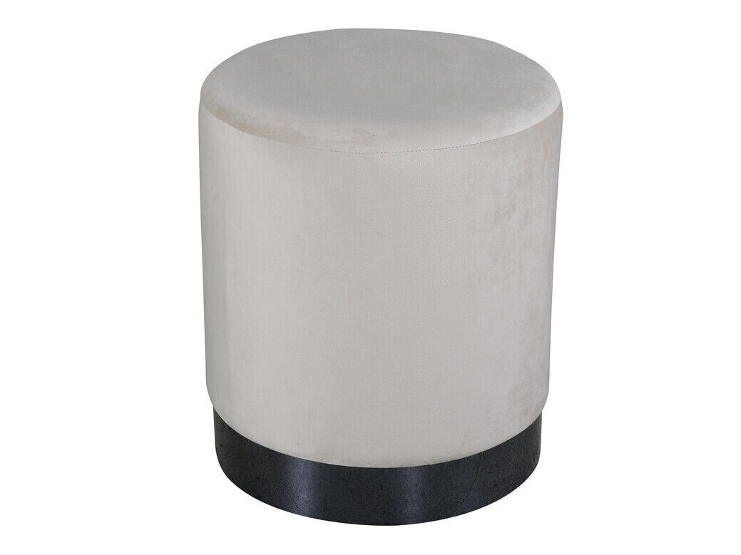 Ottoman Dallas 2936 (Cream + Glossy black)