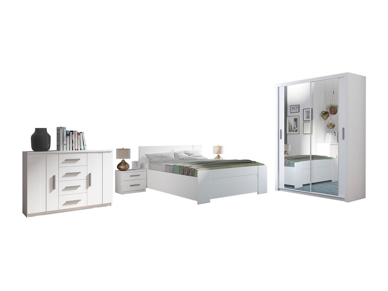 Bedroom set Catromi 113 (White)