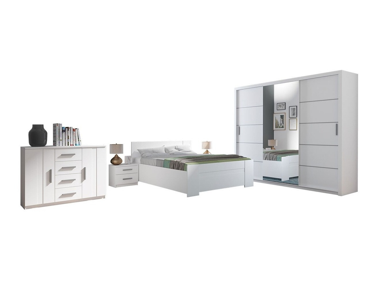 Bedroom set Catromi 116 (White)