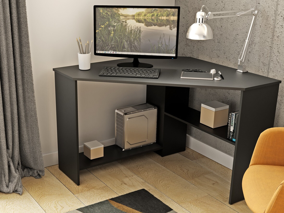 Corner desk Austin 302 (Black)