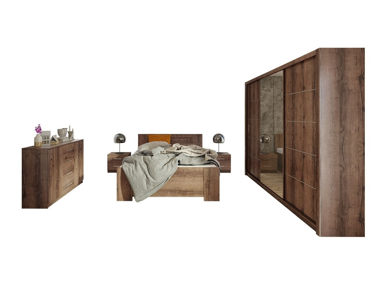 Bedroom set Catromi 116 (Monastery oak)
