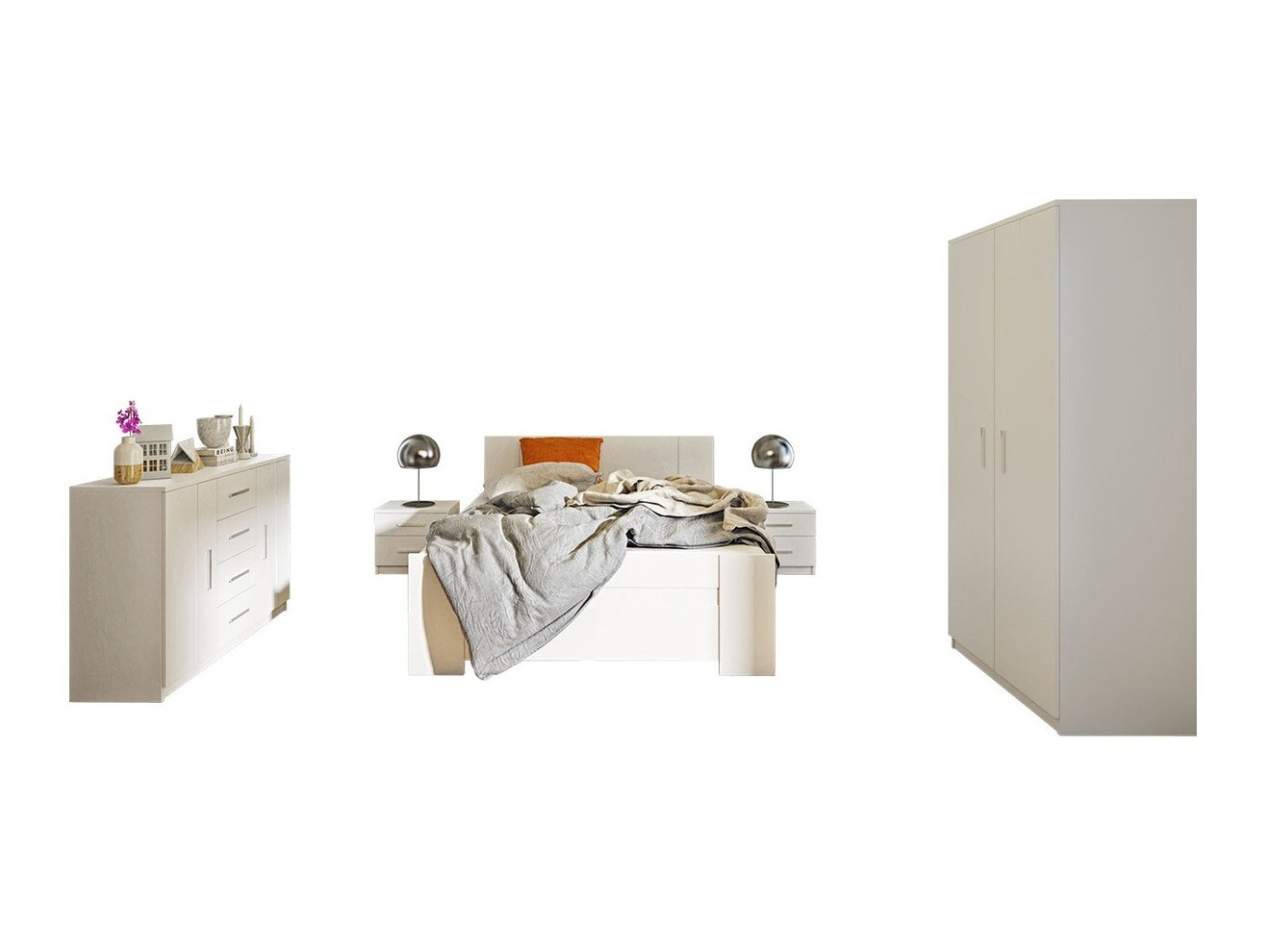 Bedroom set Catromi 122 (White)