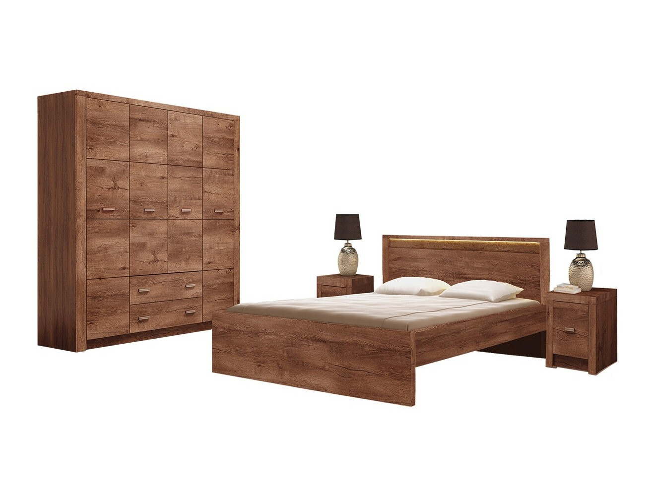 Bedroom set Serfeno 120 (Ash)