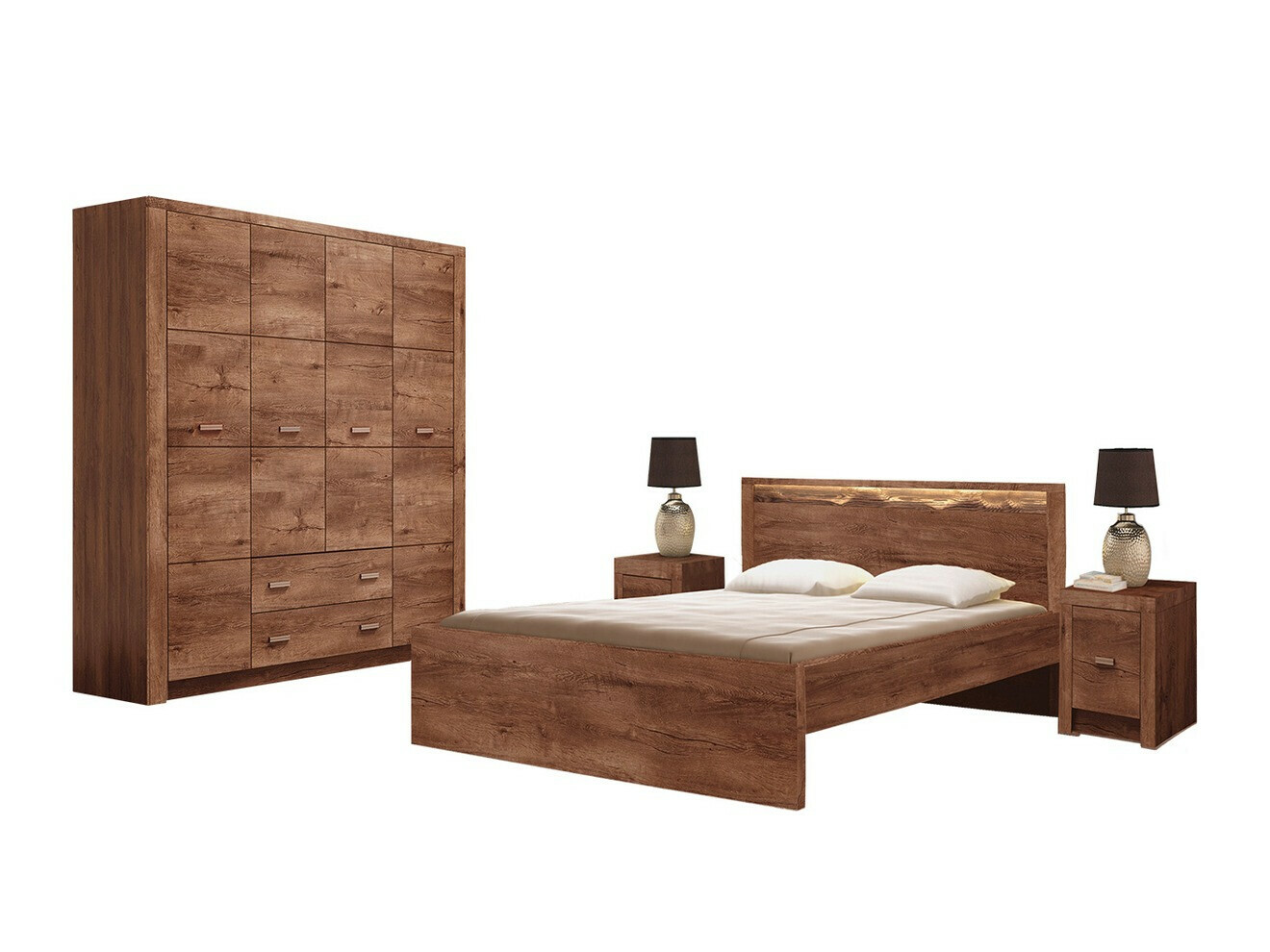 Bedroom set Serfeno 120 (Ash)