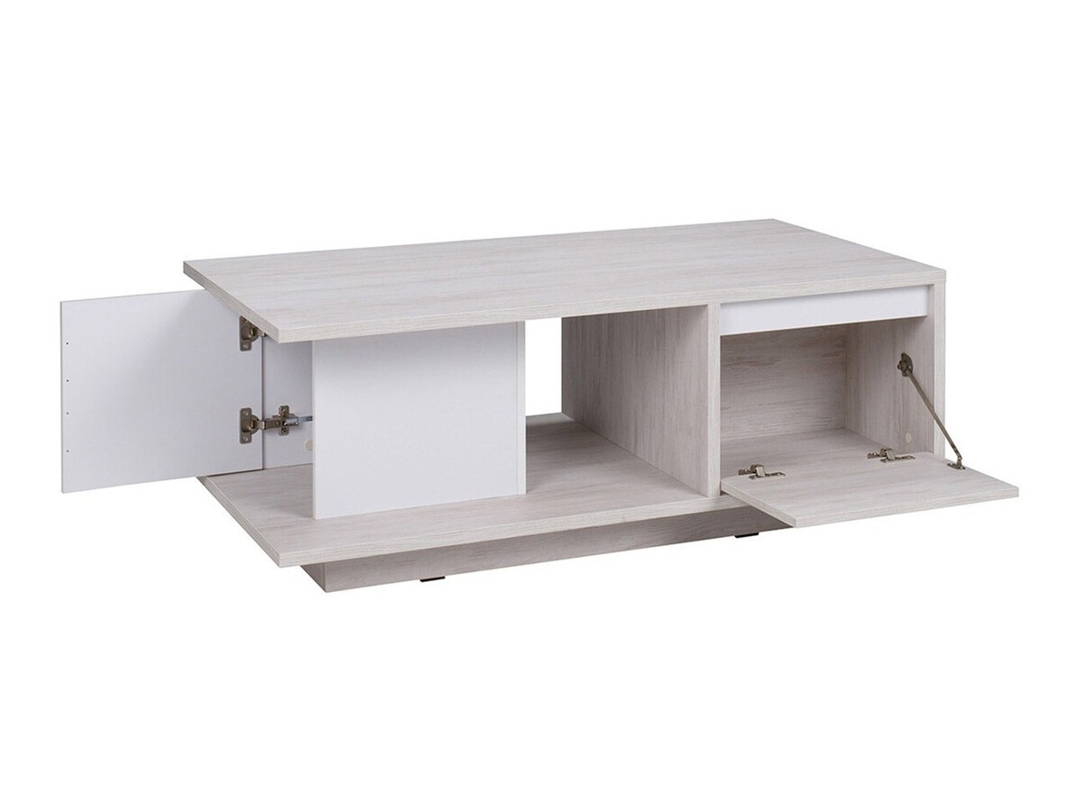 Coffee table Fivelbo 103 (Monastery oak + Glossy black)