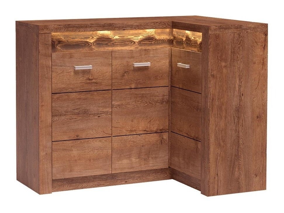 Corner cabinet Serfeno 112 (Ash)