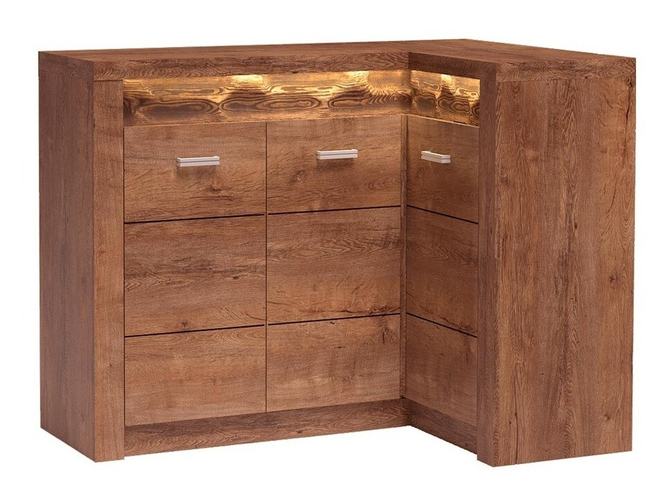 Corner cabinet Serfeno 112 (Ash)