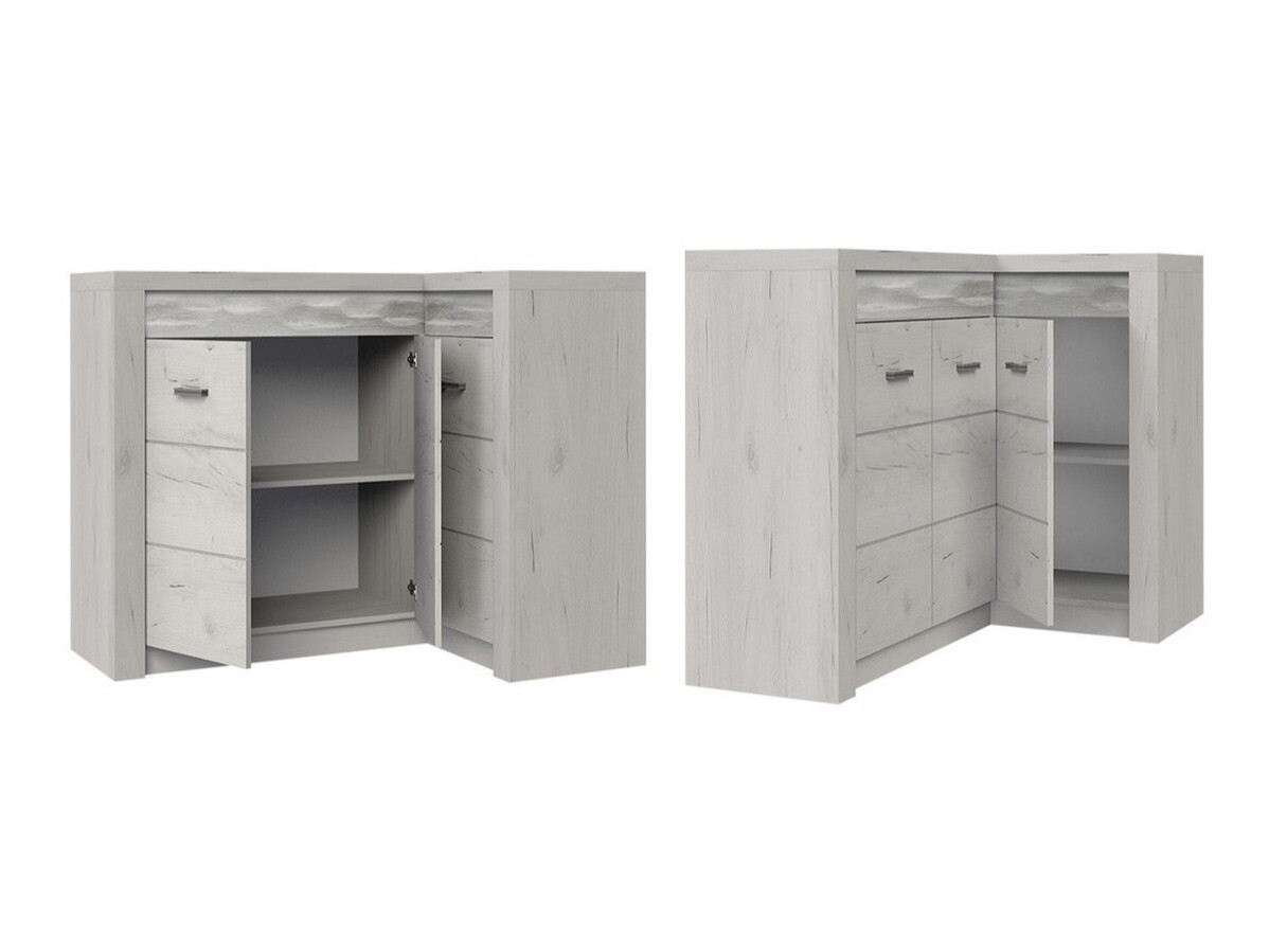 Corner cabinet Serfeno 112 (Dark ash)