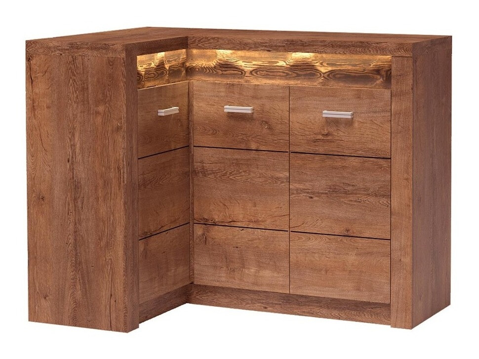 Corner cabinet Serfeno 113 (Ash)