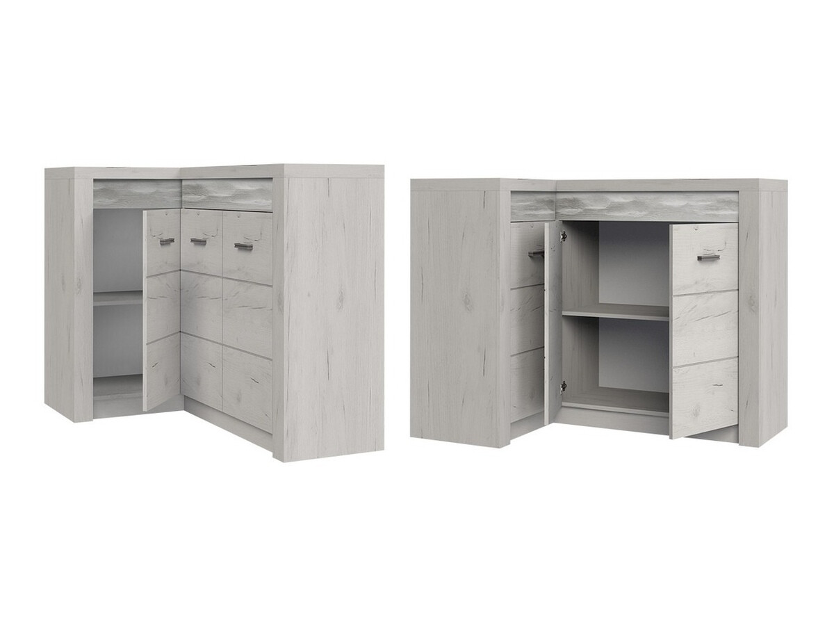 Corner cabinet Serfeno 113 (Ash)