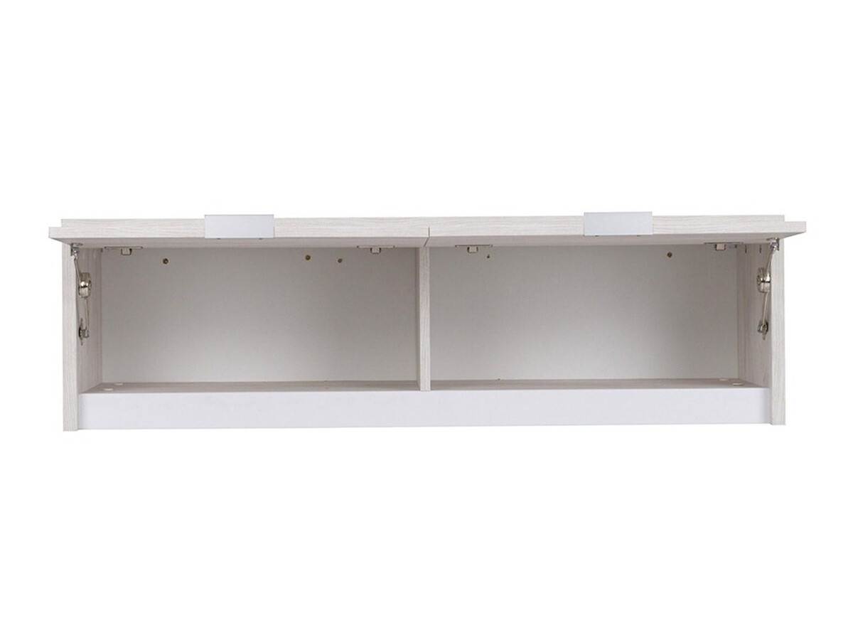 Wall cabinet Fivelbo 111 (Monastery oak + Glossy black)