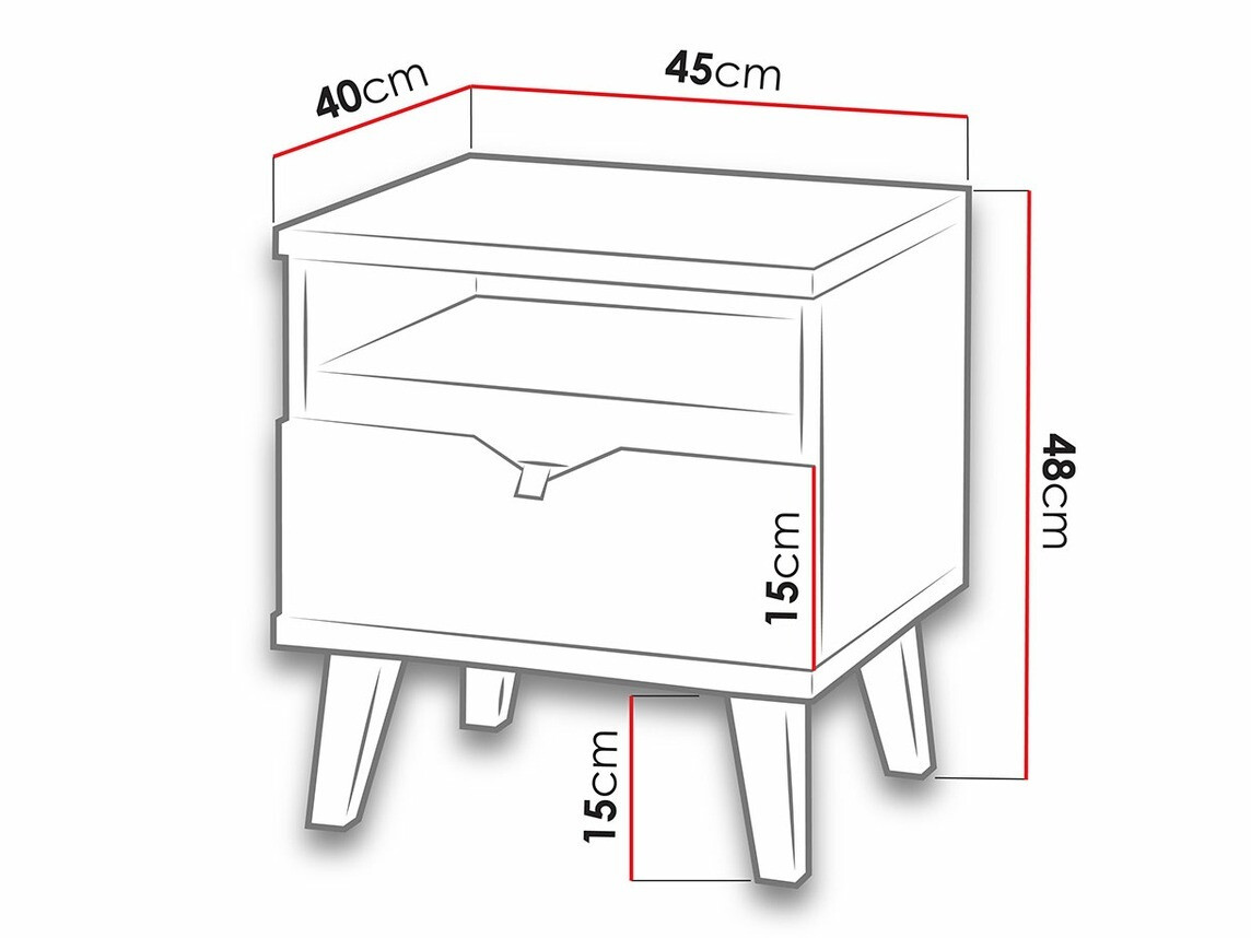Bedside table Etrmoru 131