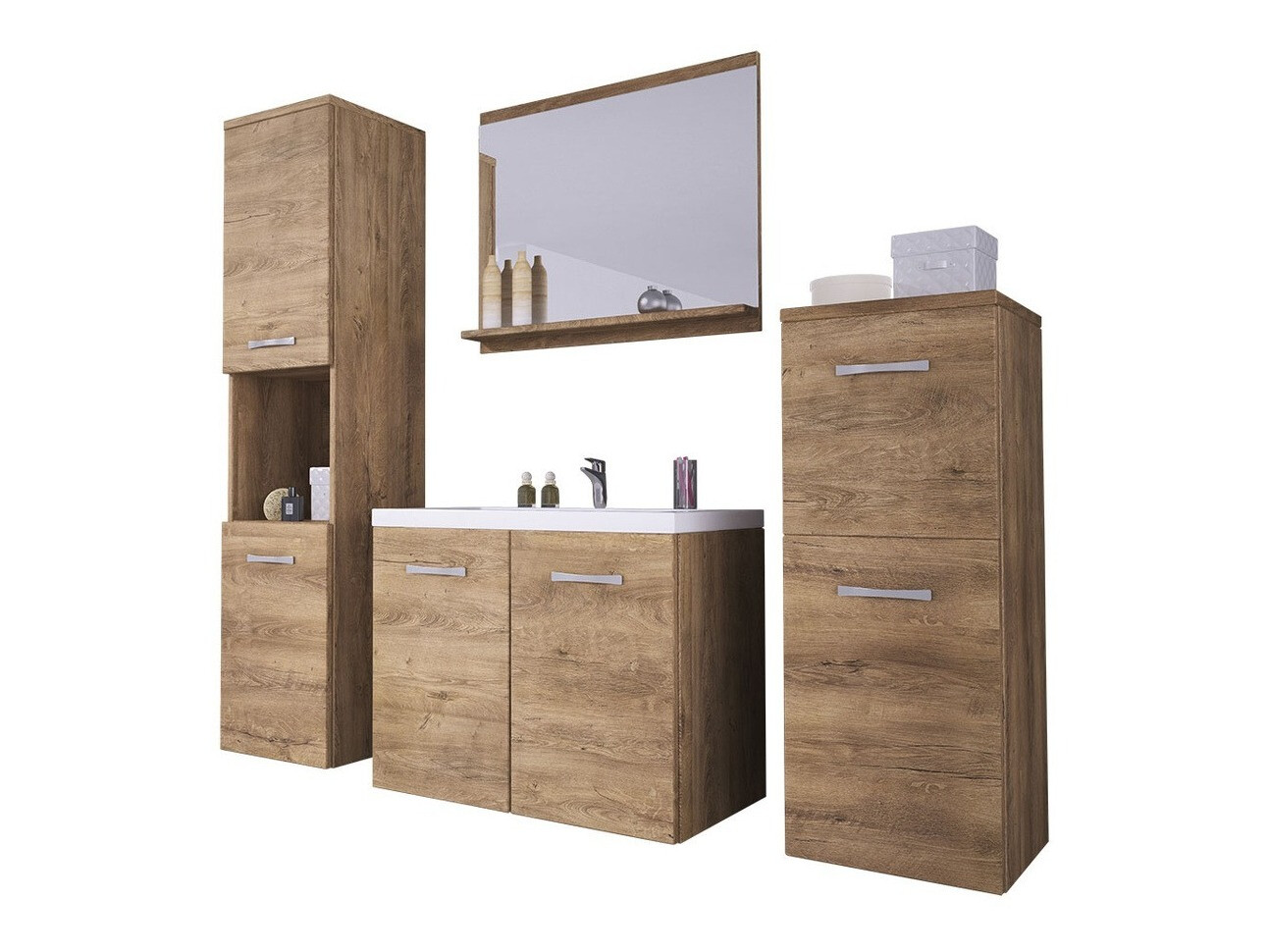 Bathroom set Sarasota 108 (Lefkas oak)