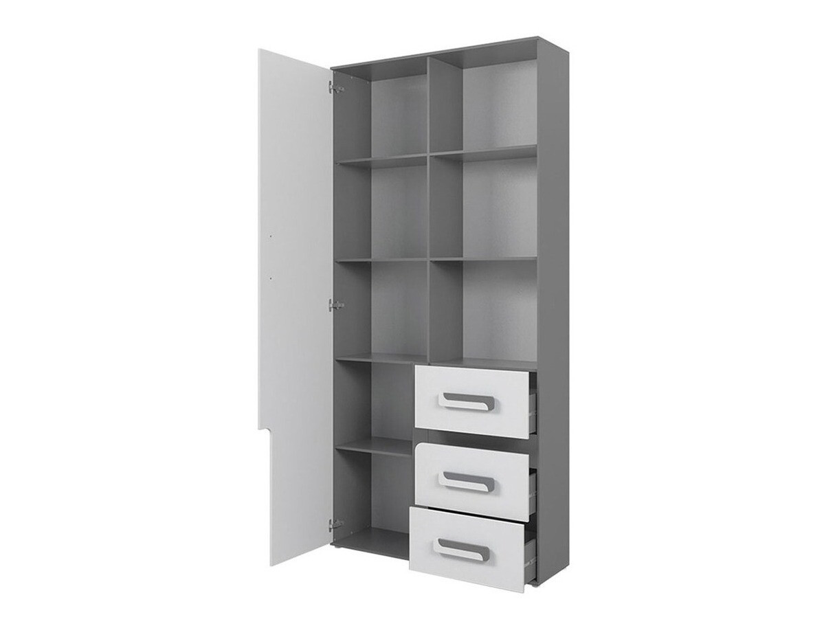 Children's room set Aviseve 107 (Anthracite + White)