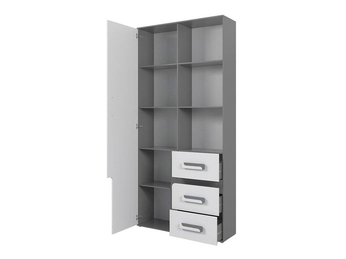 Children's room set Aviseve 108 (Anthracite + White)