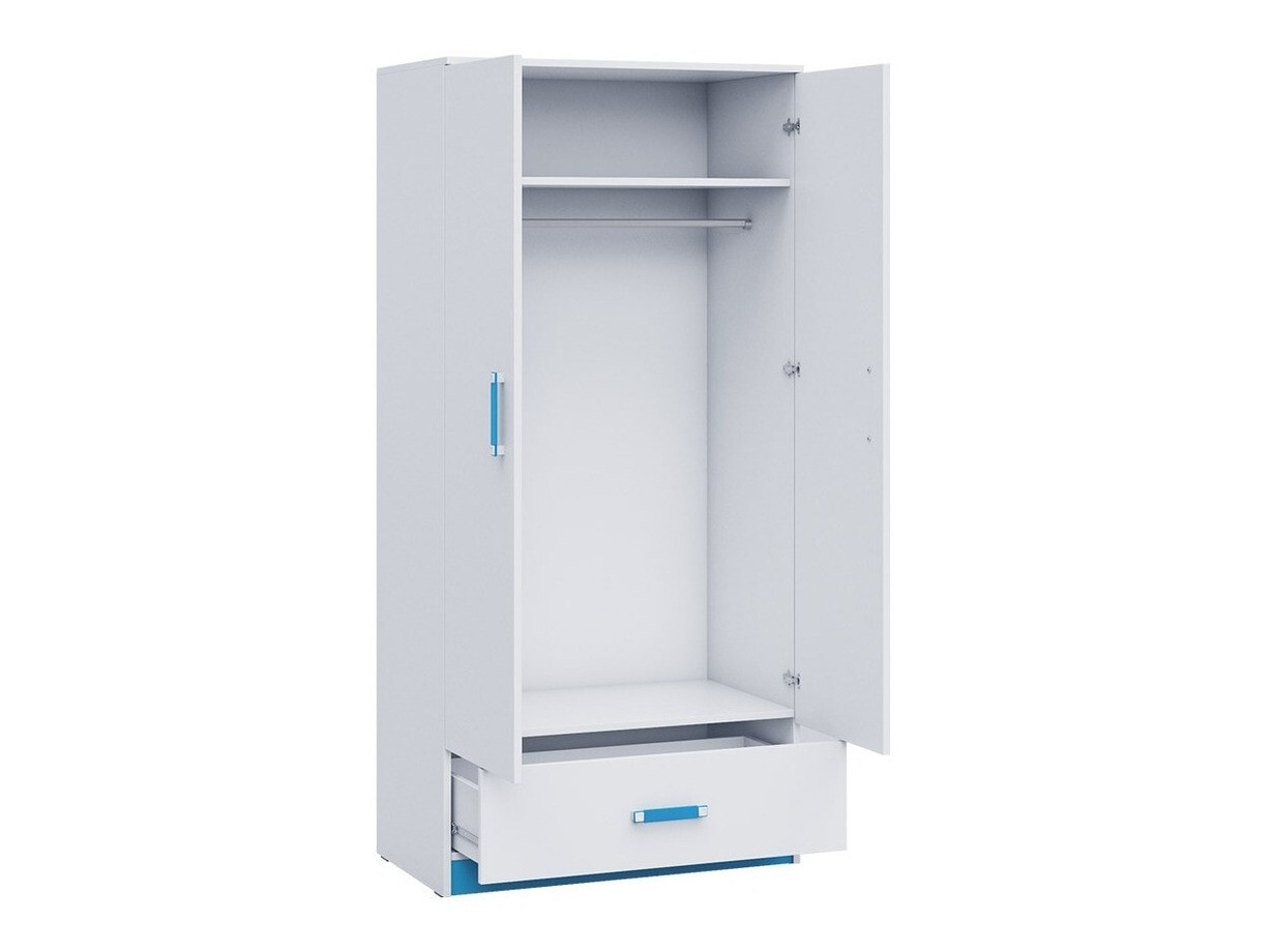 Children's room set Sorviru 106 (White + Turquoise)