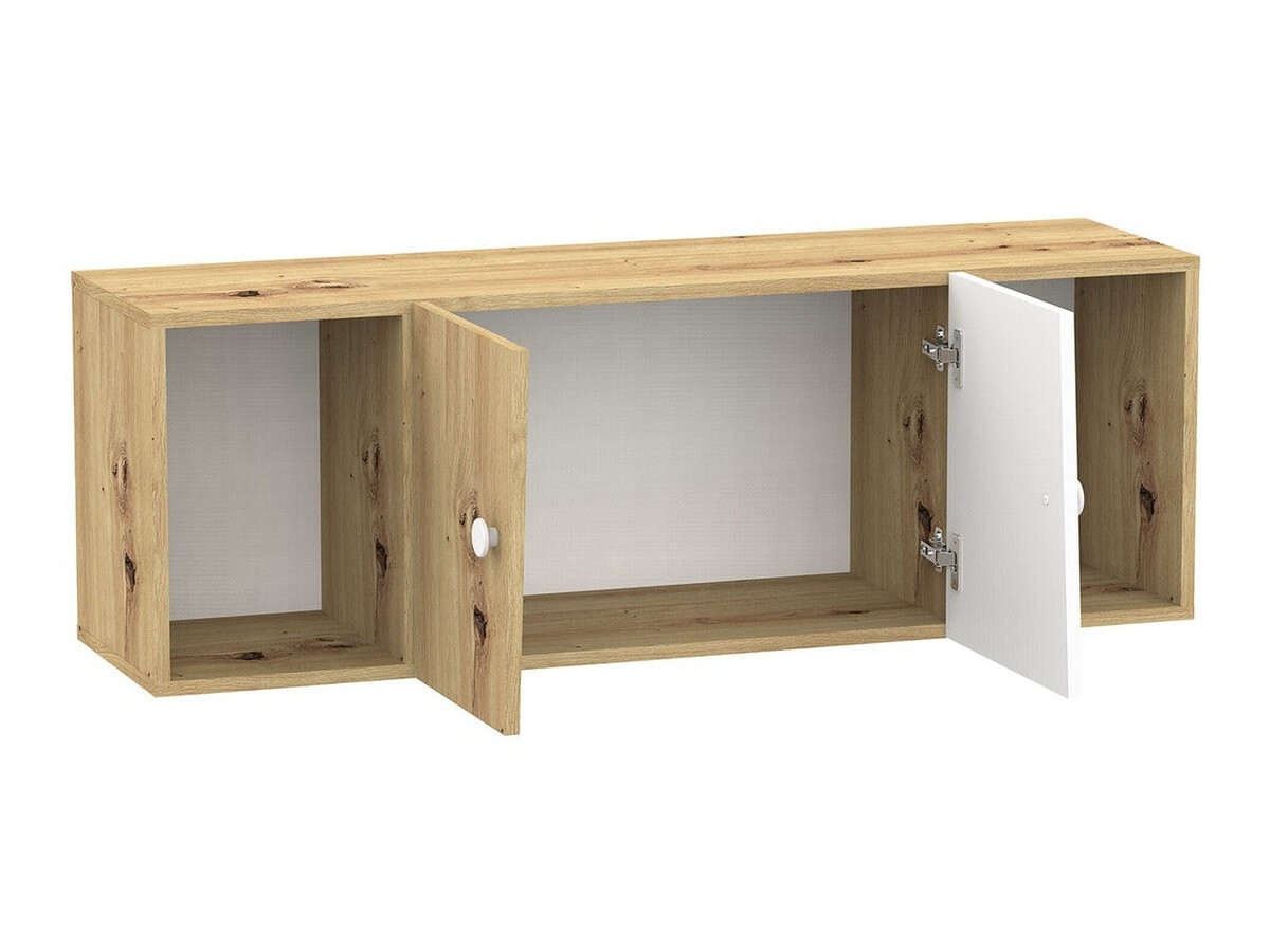 Furniture set Almira 114 (Artisan oak + White + Grey)