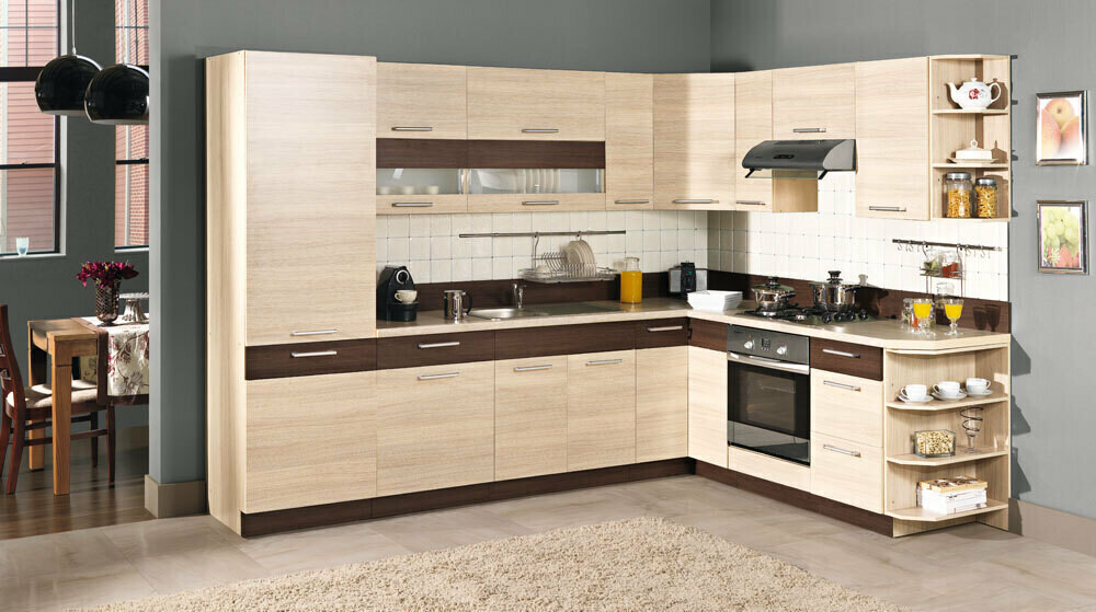 Modular cabinet with drawer and doors Mode Light 117