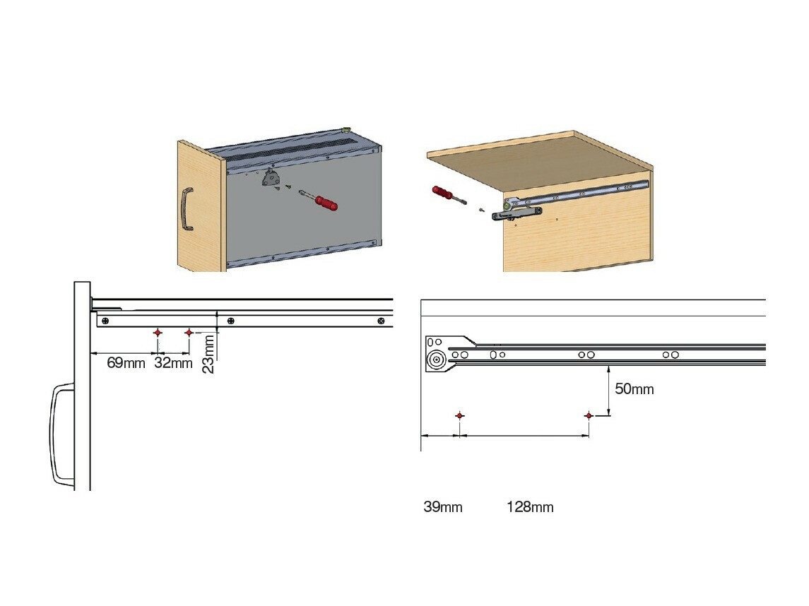 Drawer brake Mode 140