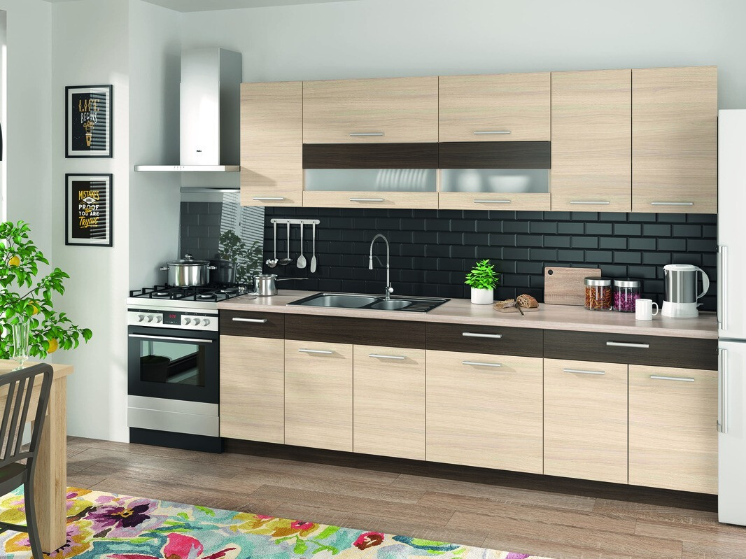 Modular cabinet with doors Mode Light 123