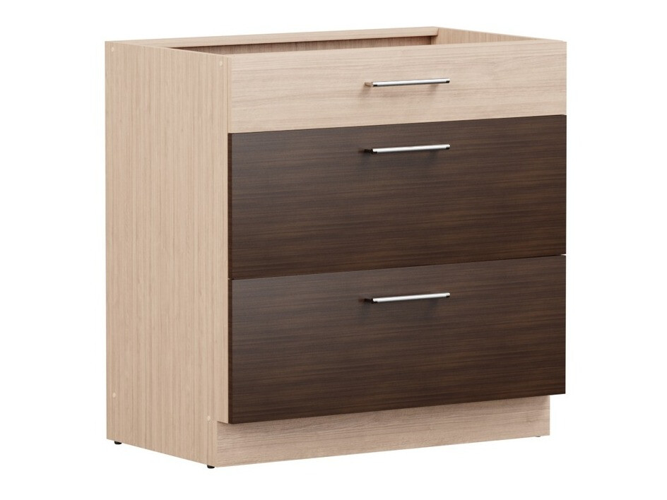 Modular cabinet with drawers Mode Dark 124
