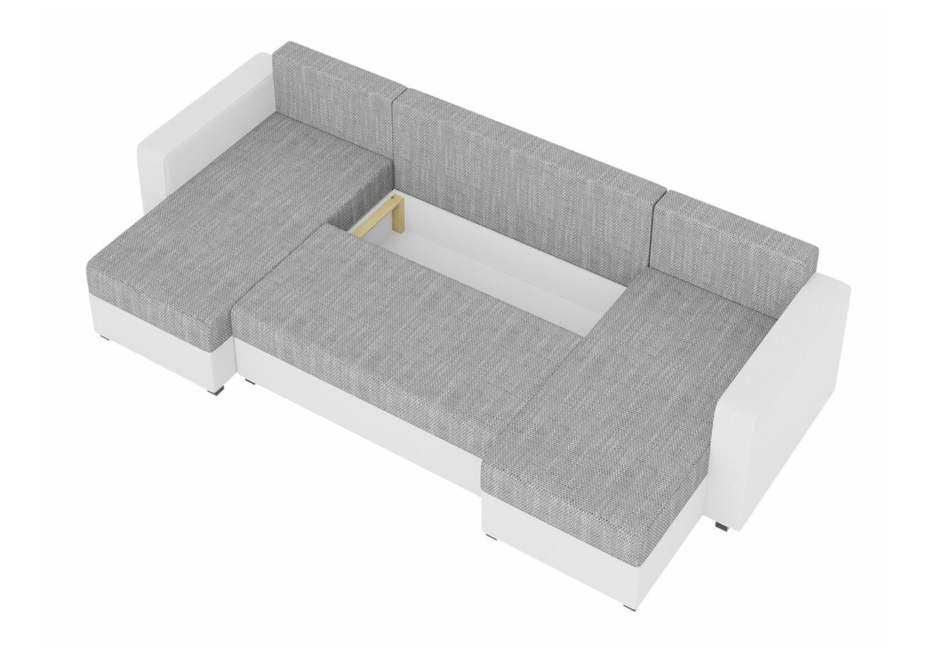 Corner sofa Memphis 121 (Soft 011 + Lawa 06)