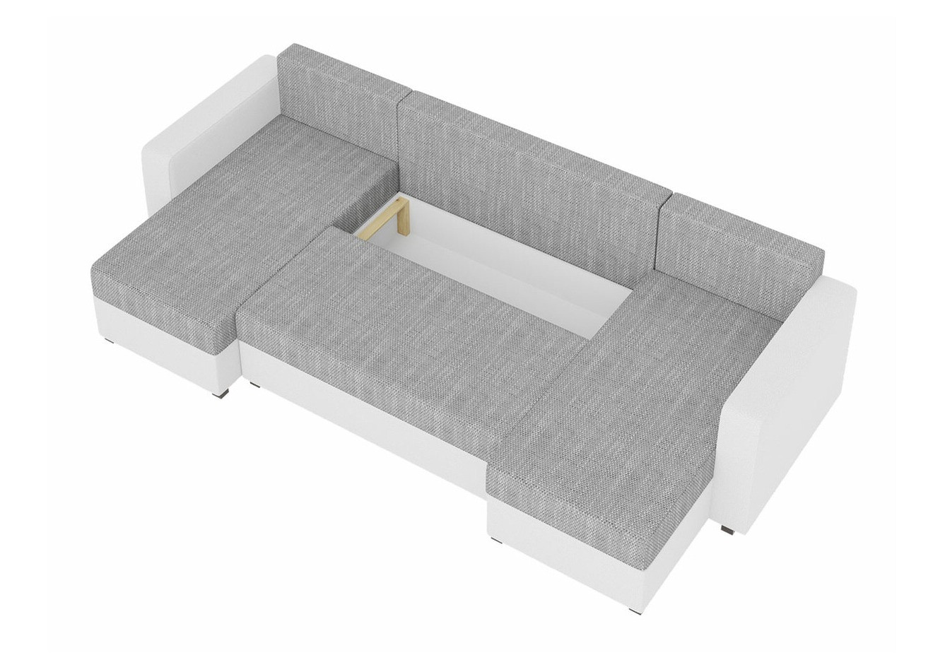 Corner sofa Memphis 121 (Soft 017 + Lawa 05)