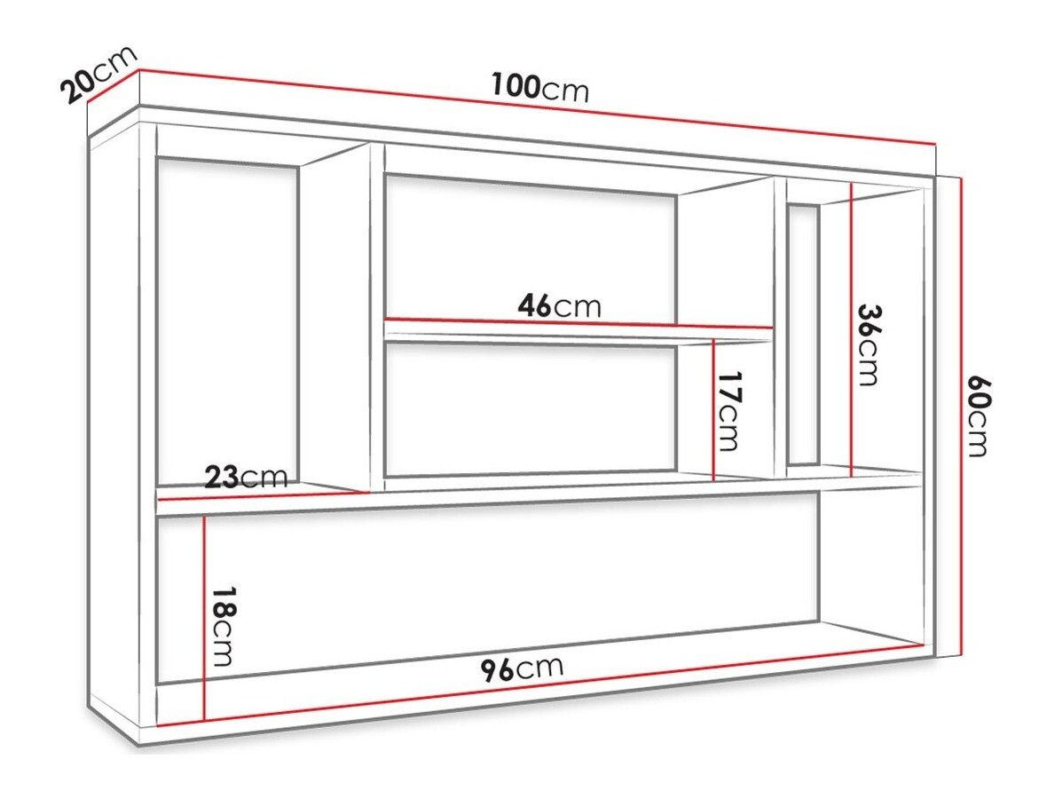 Wall shelf Comfivo Capra