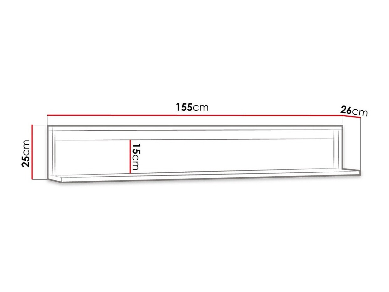 Wall shelf Luliru 129