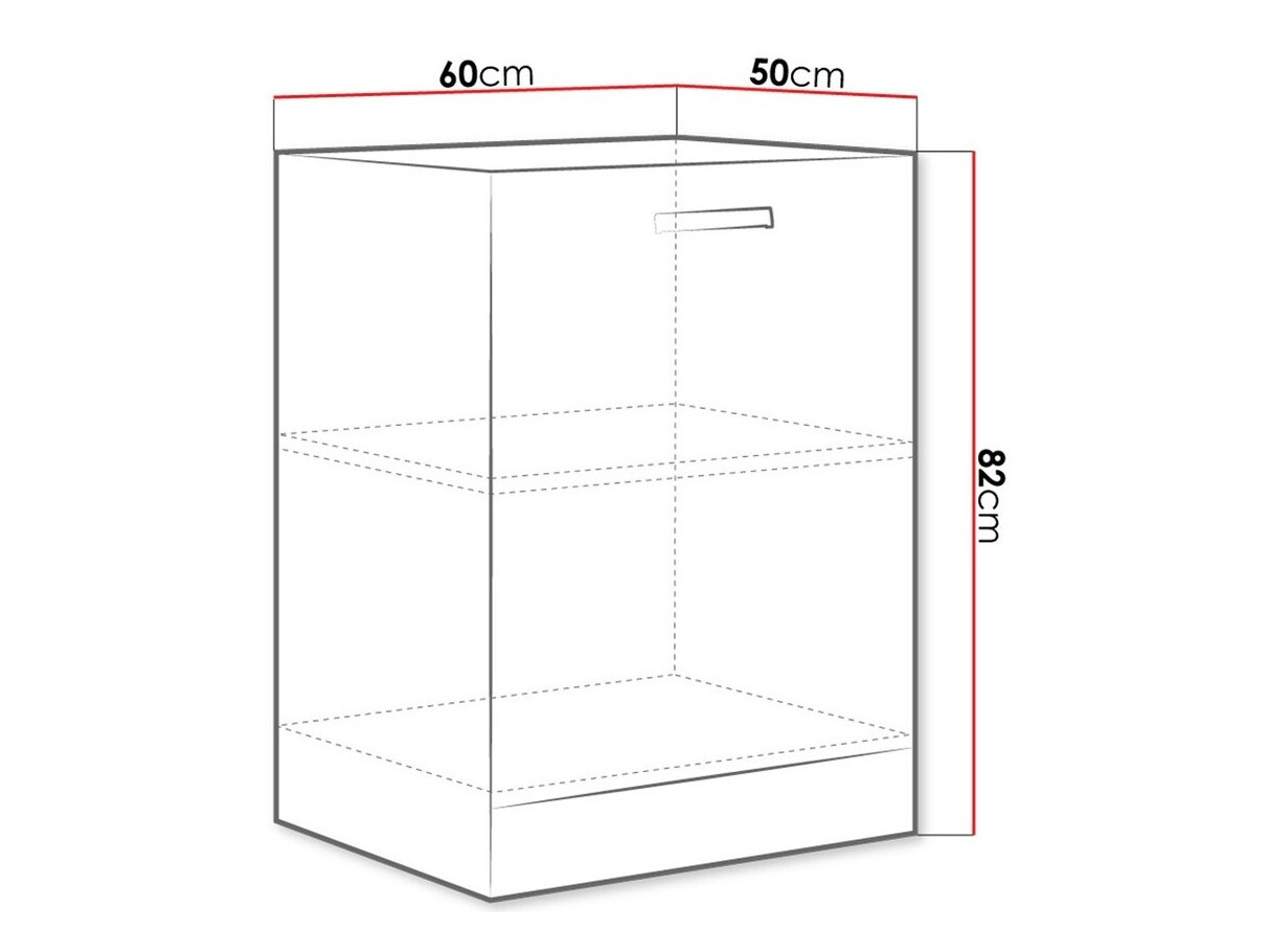 Modular cabinet with doors Multi White 117