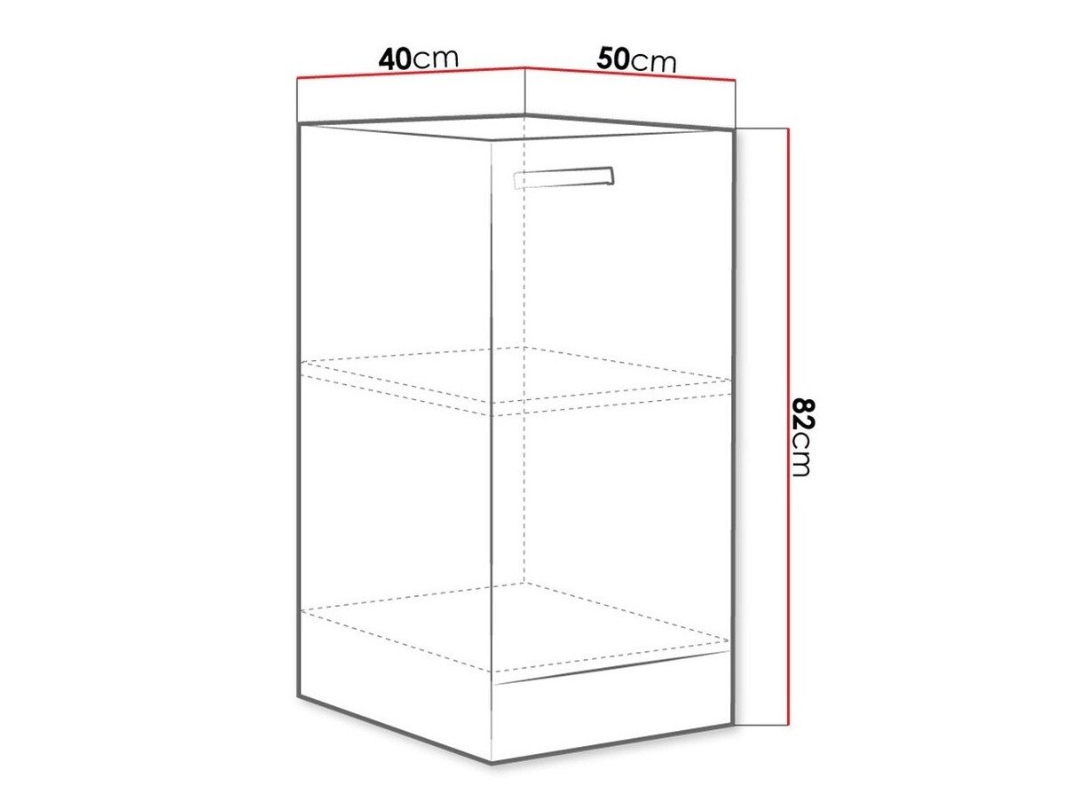 Modular cabinet with doors Multi White 121