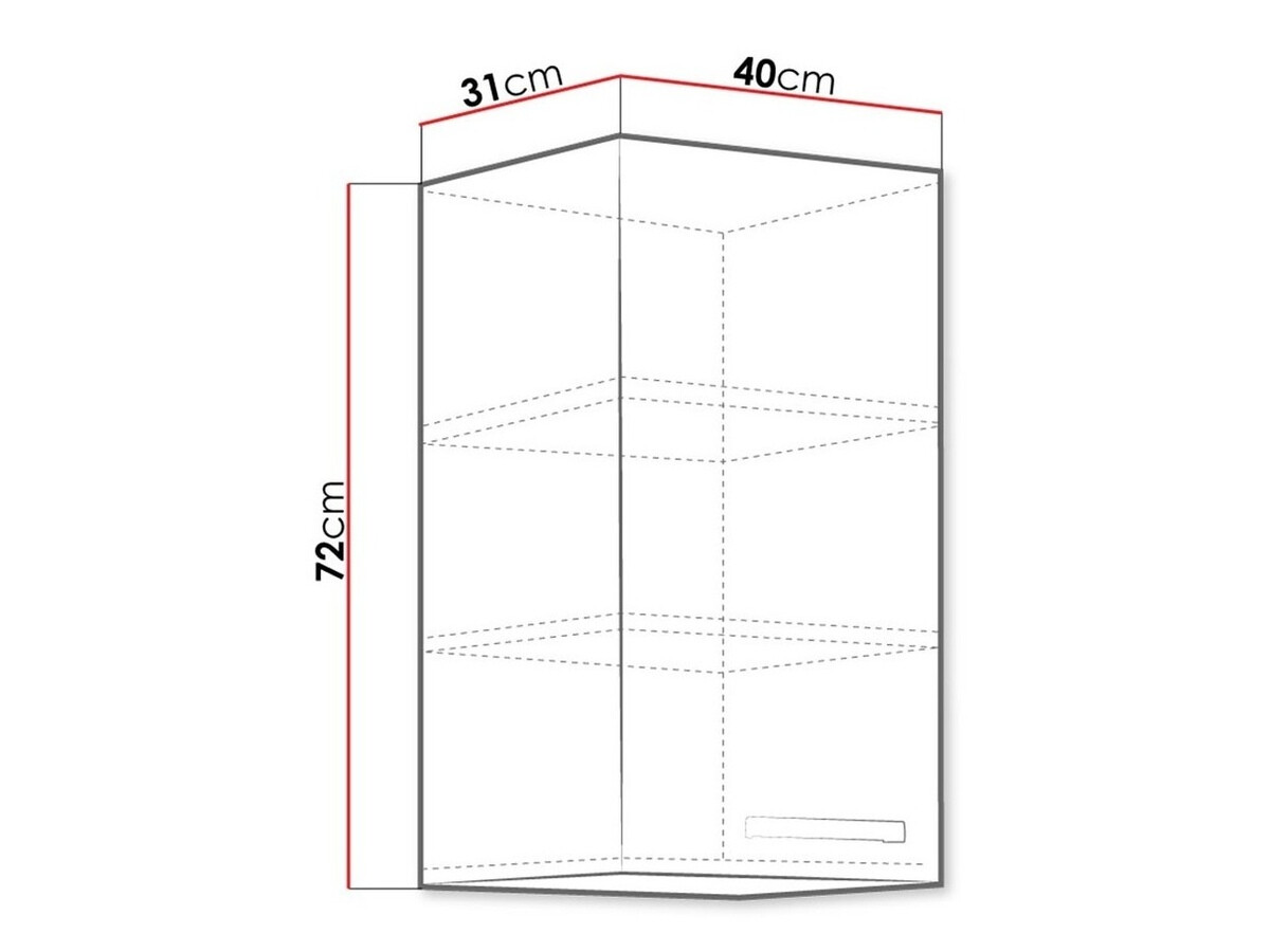 Modular wall cabinet Multi Cream 119