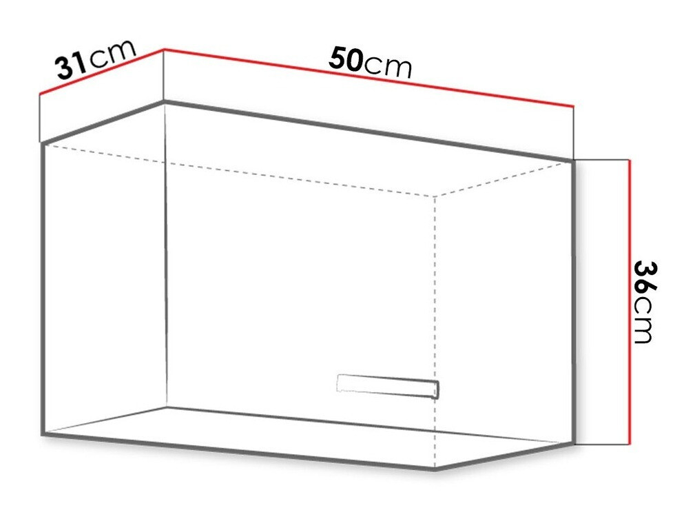 Modular wall cabinet Multi White 120