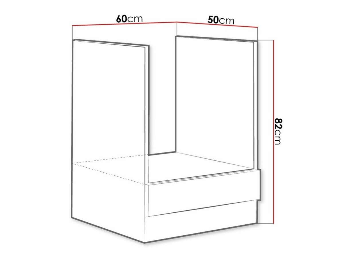 Modular cabinet for built-in appliances Multi Grey 116