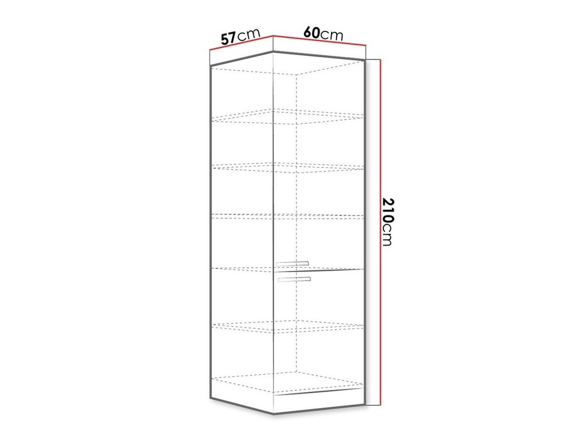 Modular cabinet with doors Multi Cream 114