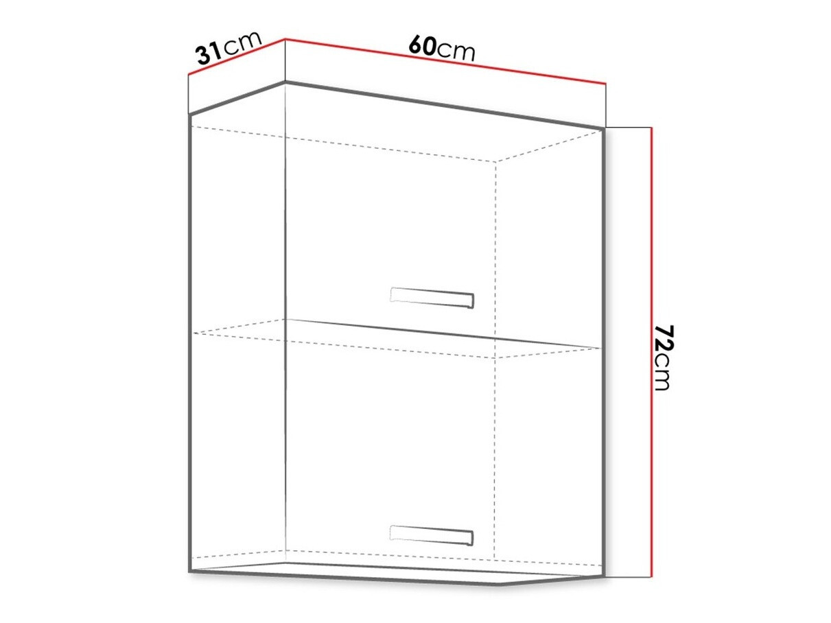 Modular wall cabinet Multi Cream 115