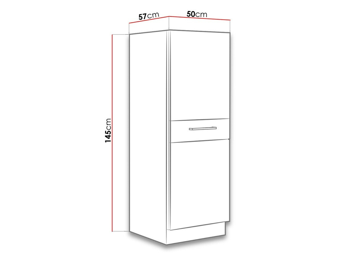 Modular cabinet with drawer and doors Wood Grey 100