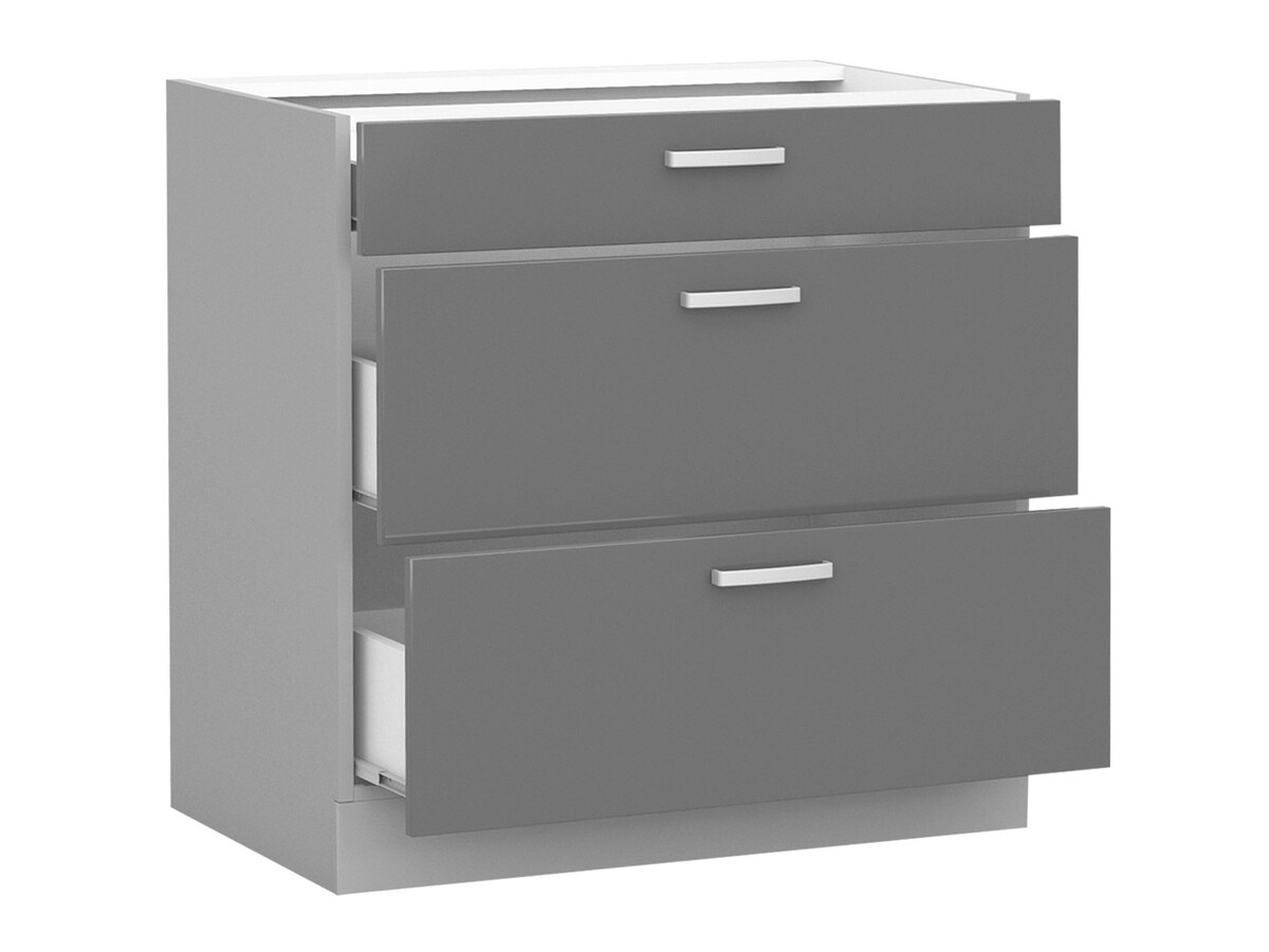 Modular cabinet with drawers Multi Grey 102