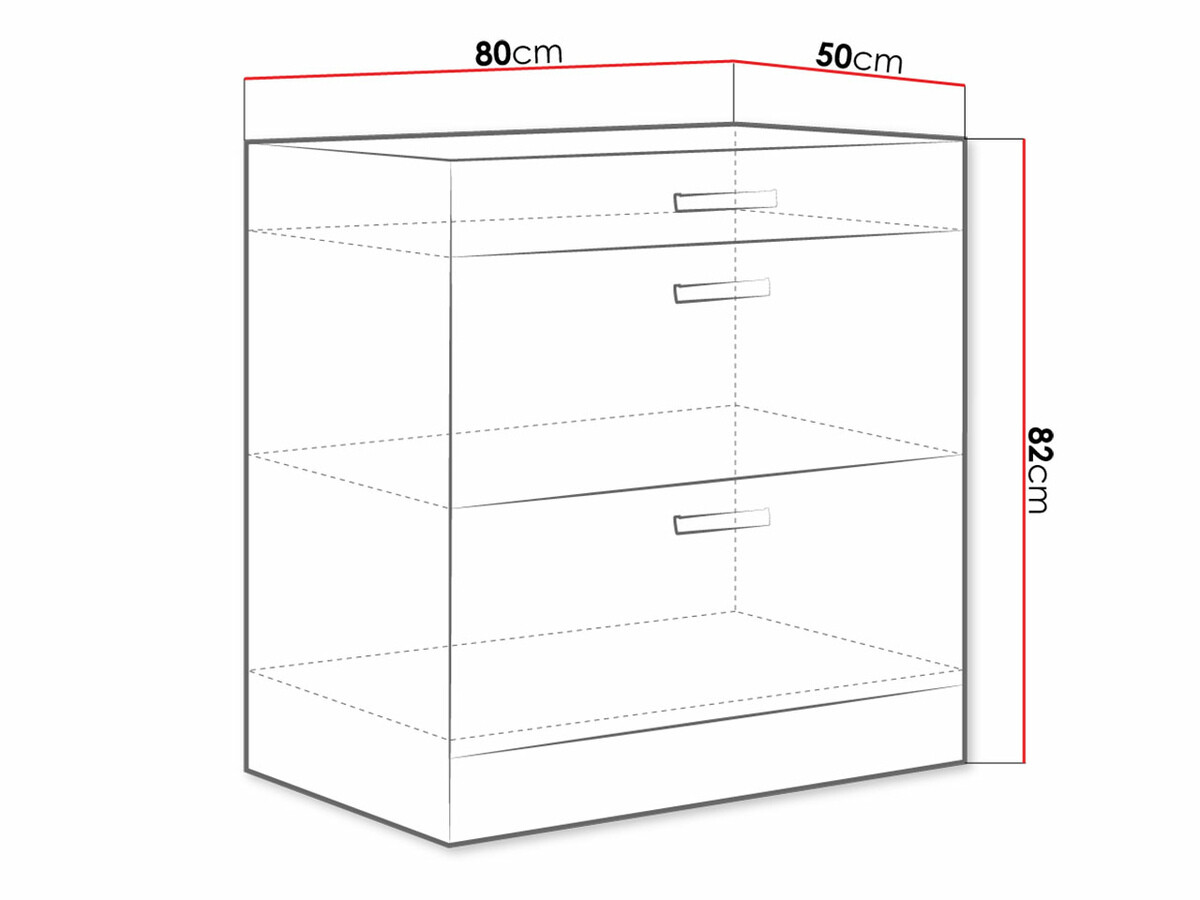 Modular cabinet with drawers Multi White 102