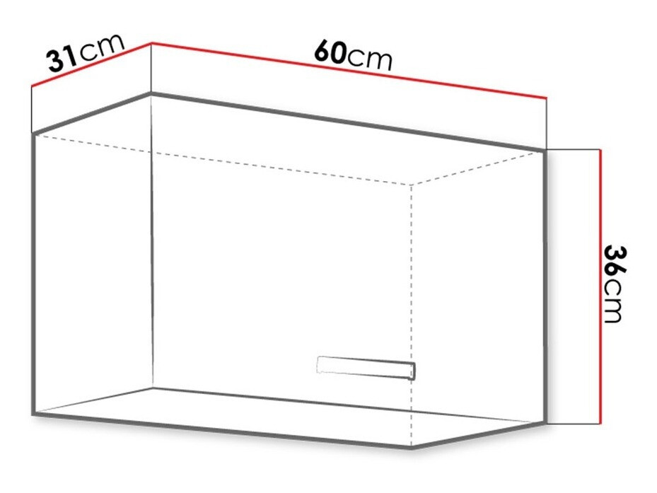 Modular wall cabinet Multi White 113