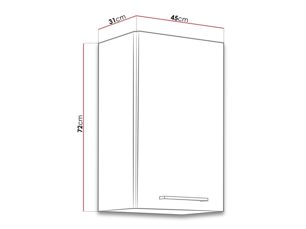 Modular wall cabinet Wood White 101