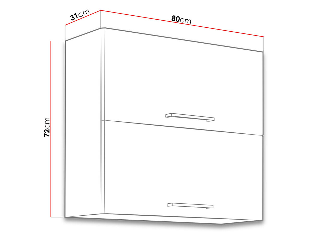Modular wall cabinet Wood White 109