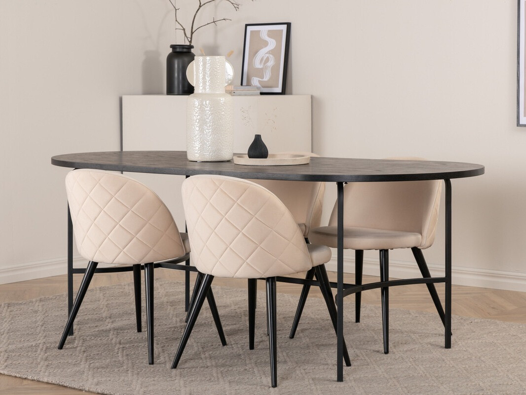 Chair Dallas 2640 (Cream + Black)