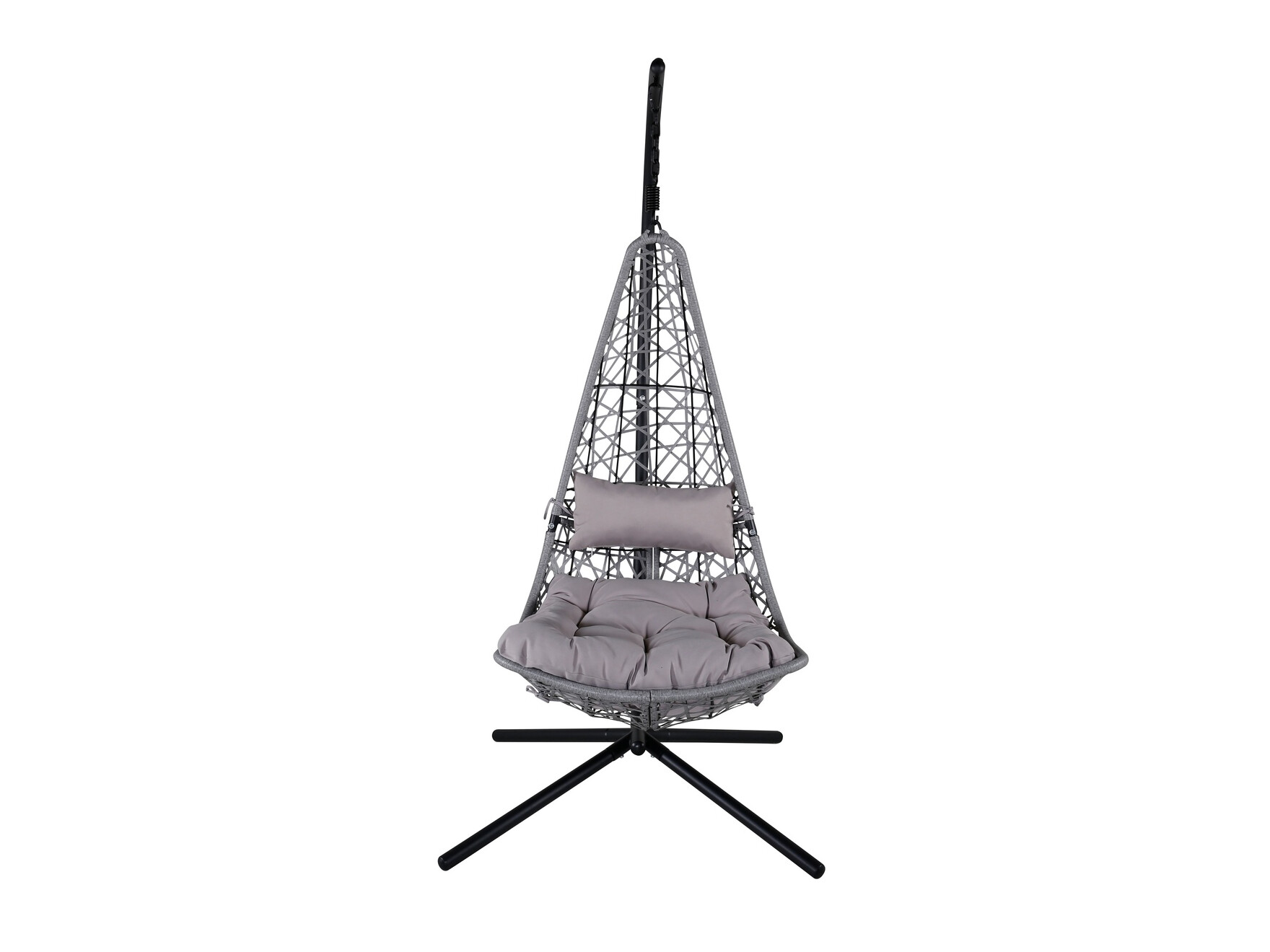 Hanging chair Dallas 519 (Black + Grey)